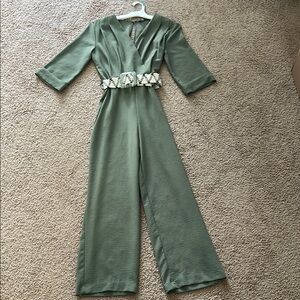 Zara Green Jumpsuit